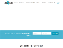 Tablet Screenshot of eat2run.com